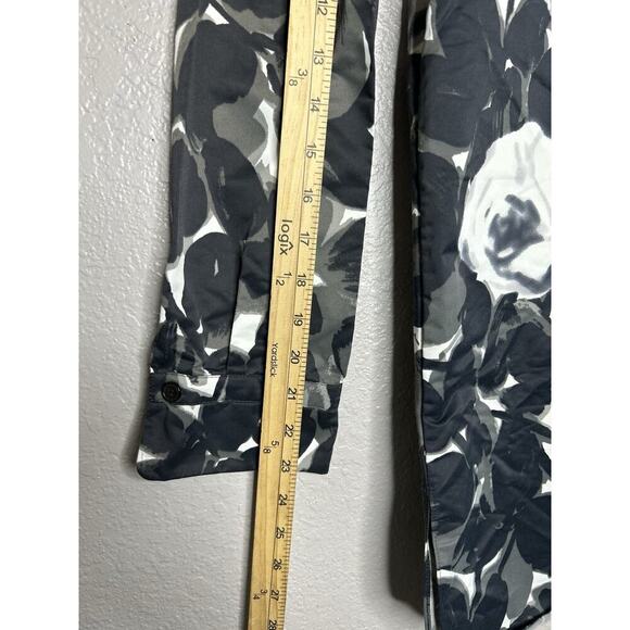 Marni Long Sleeve Shadow Floral Black White Button Up Made In Italy Size 42 US 6 - Picture 11 of 11